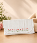 Tulip Garden Muslin Burp Cloth